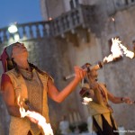 I Giullari giocolieri con fuoco