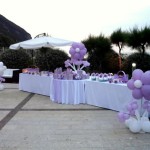 Addobbo del Buffet Dolci e Torta per Festa di Comunione