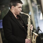 Sassofonista elegante